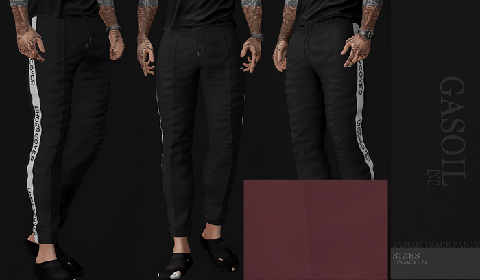 [GL - inc.] -  JASIAH TRACK PANTS Red