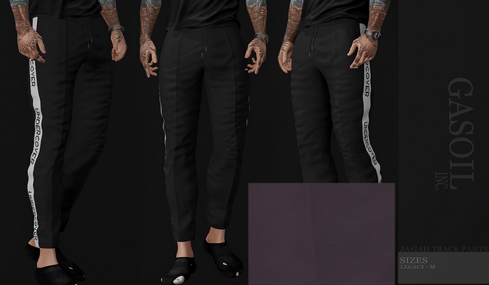 [GL - inc.] -  JASIAH TRACK PANTS Ship Gray