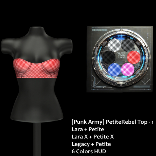 [Punk Army] PetiteRebel Top - 1