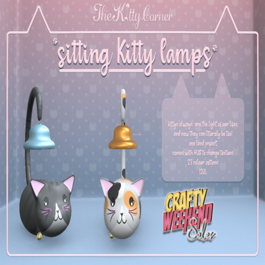 [TKC] sitting cat lamp - add me