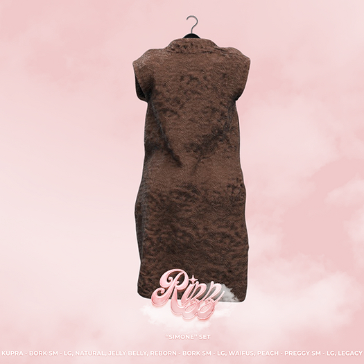 "RIZZ" X "SIMONE" COAT - BROWN SUGAR