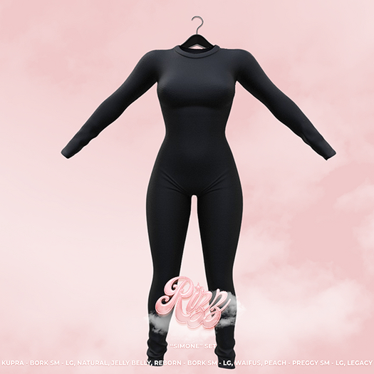 "RIZZ" X "SIMONE" BODYSUIT - SLATE