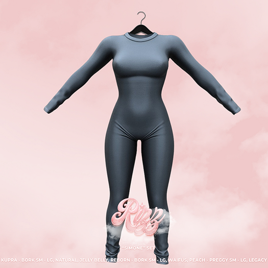 "RIZZ" X "SIMONE" BODYSUIT - SKY
