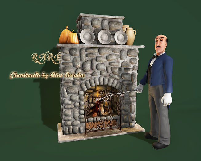 4. Myrrine. Fall set fireplace RARE