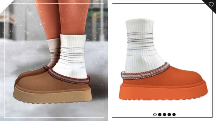 Havoc . Maple Slippers . Orange