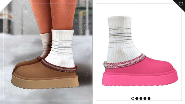 Havoc . Maple Slippers . Hot Pink
