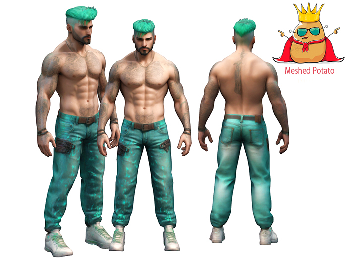 Meshed Potato - Human Man Full Perm