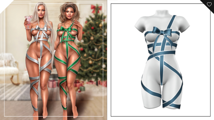 Havoc . Noella Ribbon Bodysuit . Steele