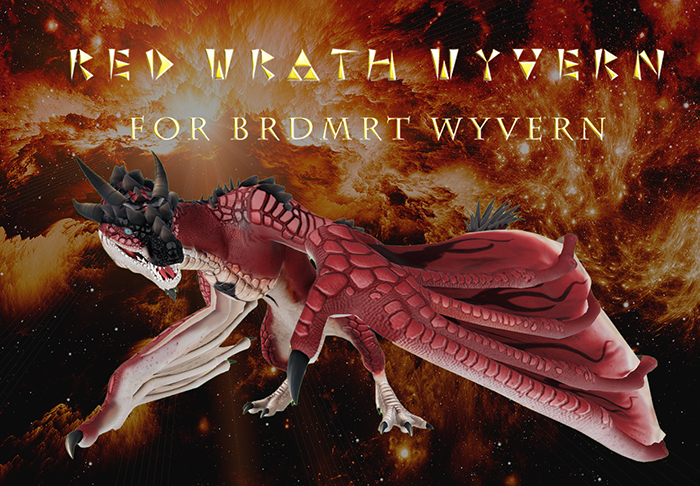 Red Wrath Wyvern for BRDMRT WYVERN