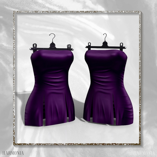 Purple Silk Maitreya Dress