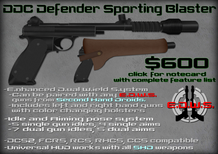 Second Hand Droids - DDC Defender Sporting Blaster