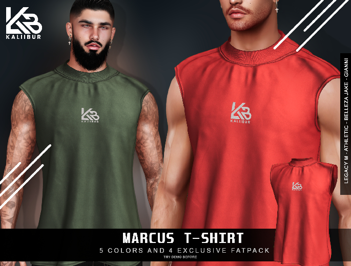 Kaliibur - MARCUS T-SHIRT (RED)