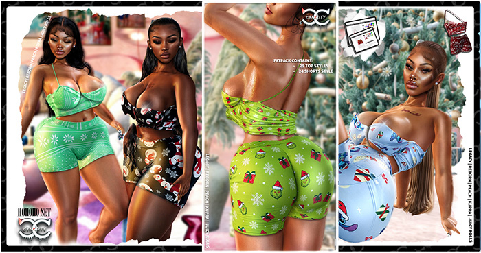 ::CYN CITY APPAREL:: HoHoHo Shorts Fatpack