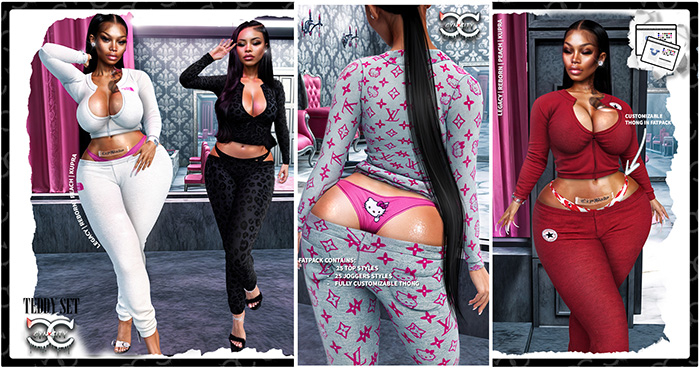 ::CYN CITY APPAREL:: Teddy Joggers Fatpack