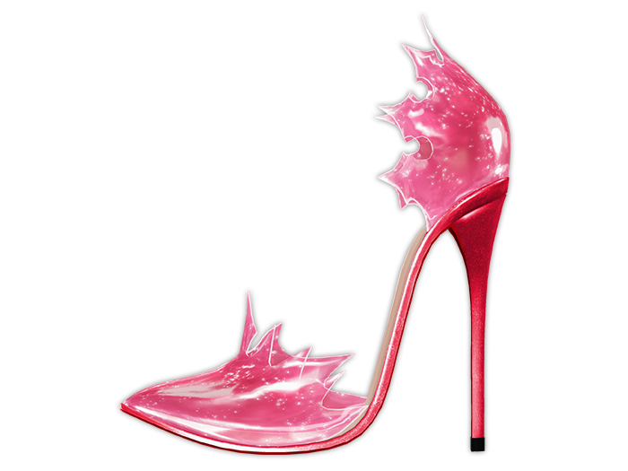 Garbaggio // Idina Pumps - Cherry