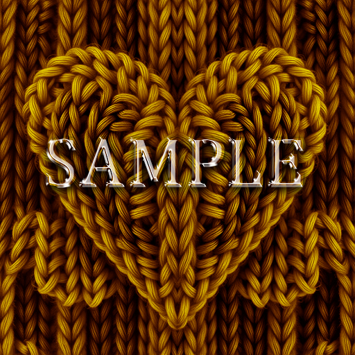 Zoy Texture [ Seamless Knit Interwoven Heart 02 ] A