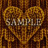 Zoy Texture [ Seamless Knit Interwoven Heart 02 ] A
