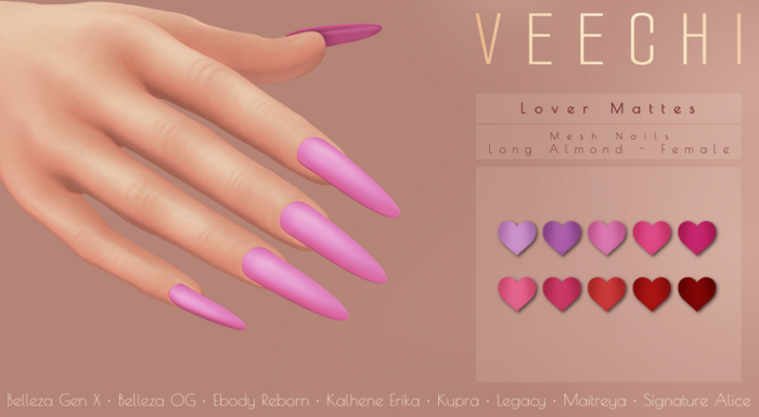 Veechi - Lover Mattes // Long Almond 