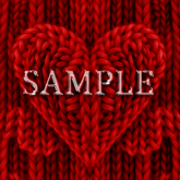 Zoy Texture [ Seamless Knit Interwoven Heart 02 ] B