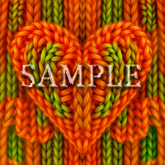 Zoy Texture [ Seamless Knit Interwoven Heart 02 ] E