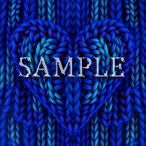 Zoy Texture [ Seamless Knit Interwoven Heart 02 ] F