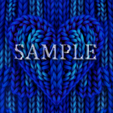 Zoy Texture [ Seamless Knit Interwoven Heart 02 ] F