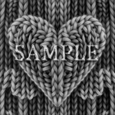 Zoy Texture [ Seamless Knit Interwoven Heart 02 ] G
