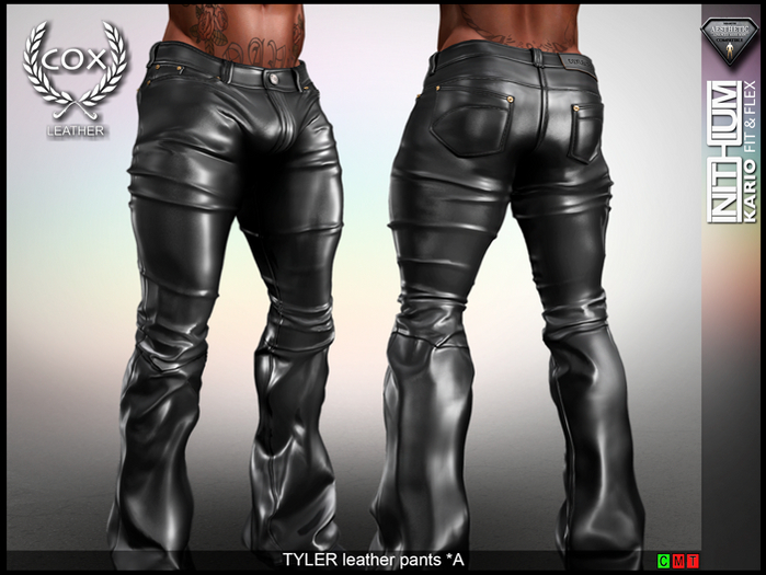 Tyler Leather Pants - A