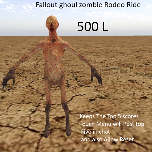 Fallout ghoul zombie Rodeo Ride