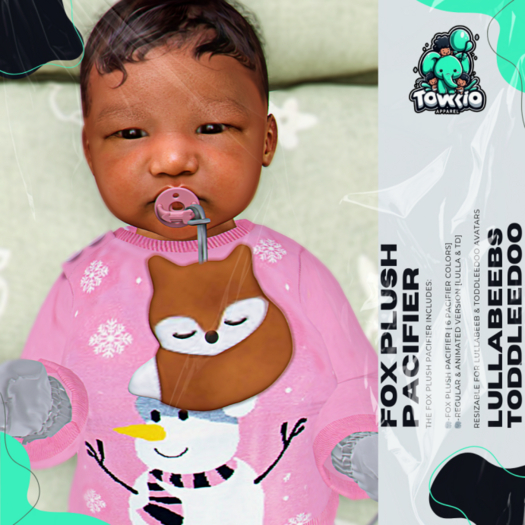 [TA]-Fox Plush Pacifier // FP