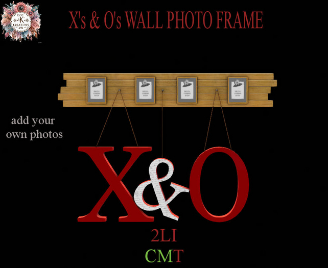 *LKK* X's & O's Wall Photo Frame 