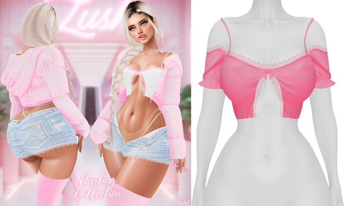 Lush - Darling Lace Top Barbie