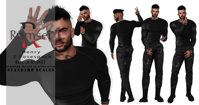 RAMSEI - Henry 5 Poses pack + Stand Poser