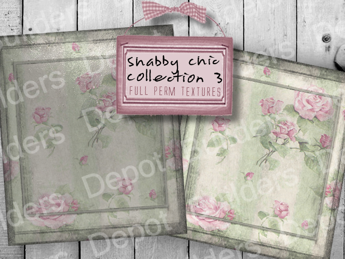 FULL PERM Shabby Chic Texture Collection 3