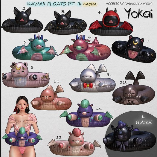 8.YOKAI - Kawaii Floats pt. III - Blooming Cat