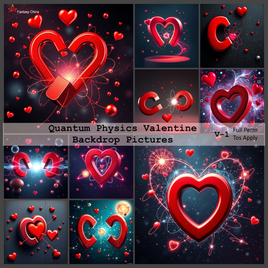 Quantum Physics Valentine Backdrop Pictures