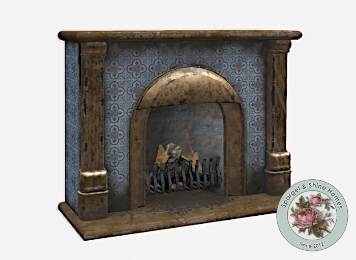 Annabel Fireplace Copper Tile