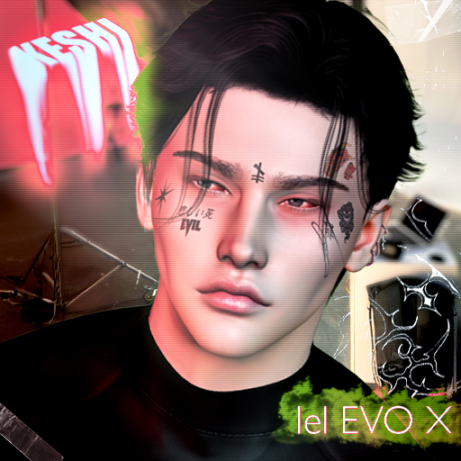 KESHI - EVIL ASIAN FACE TATTO (LEL EVO X)