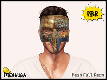 Meshuga PBR Venetian Male Mask FULL PERM MESH