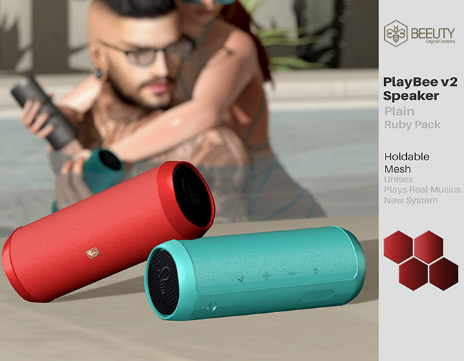Beeuty - PlayBee v.2 Plain RUBY PACK
