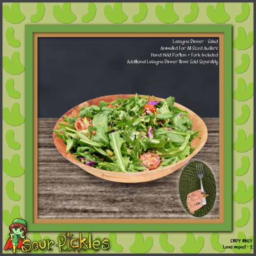 [SP] Lasagna Dinner - Salad Bowl