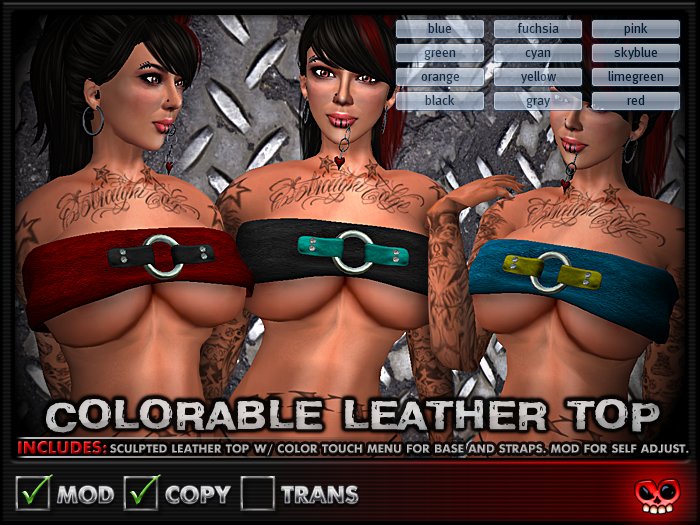 ::MORTALITY:: Leather Top