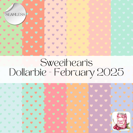 Sweethearts Seamless Textures Dollarbie