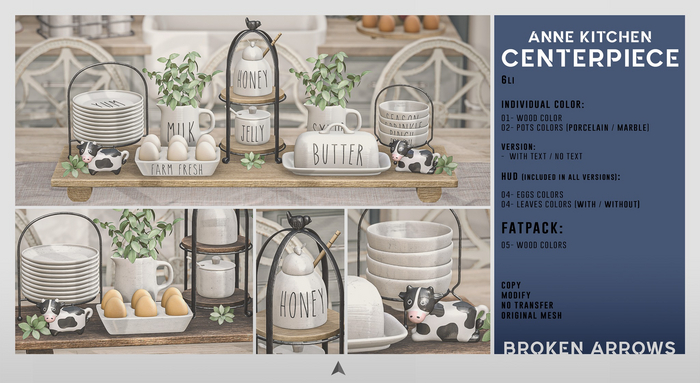 BROKEN ARROWS - Anne Kitchen - Centerpiece - FATPACK 