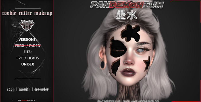 panDEMONium ink // cookie cutter makeup