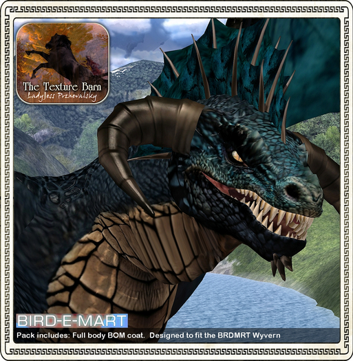 BRDMRT Wyvern - Texture Barn: Blue Gold skin