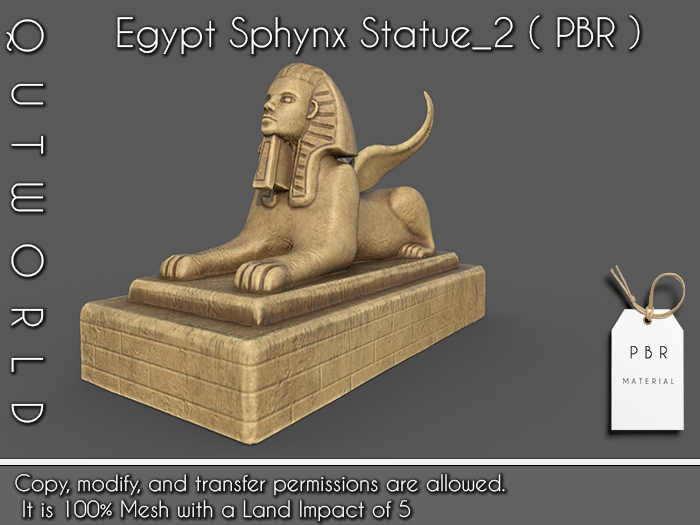 .::QUTWORLD Egypt Sphynx Statue-2_PBR::.FP