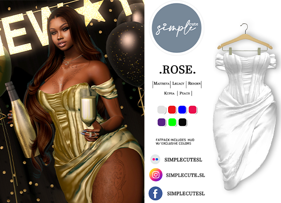 [simpleCUTE]  Rose - White //ADD ME//