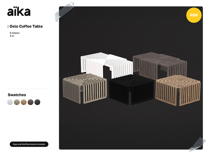 aika - Oslo Coffee Table - Fatpack (add)