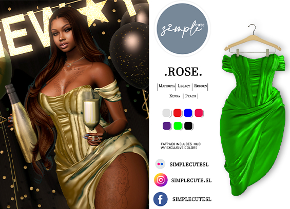 [simpleCUTE]  Rose - Green  //ADD ME//